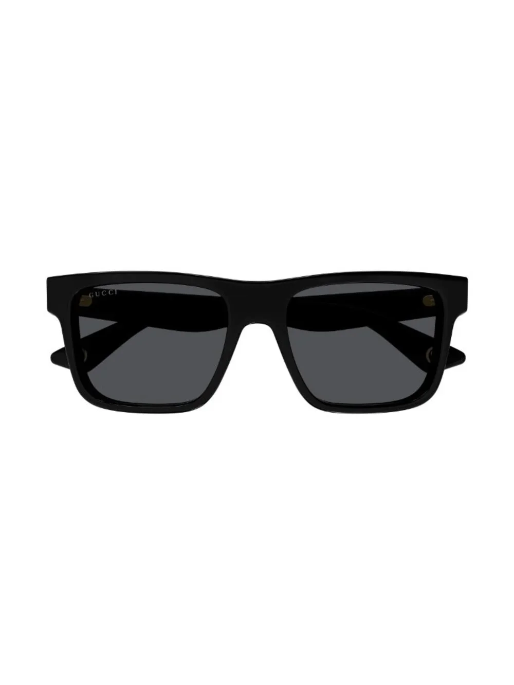 New Gucci Men's Sunglasses Black Square Grey Lens Acetate Frame GG1618S 001 56